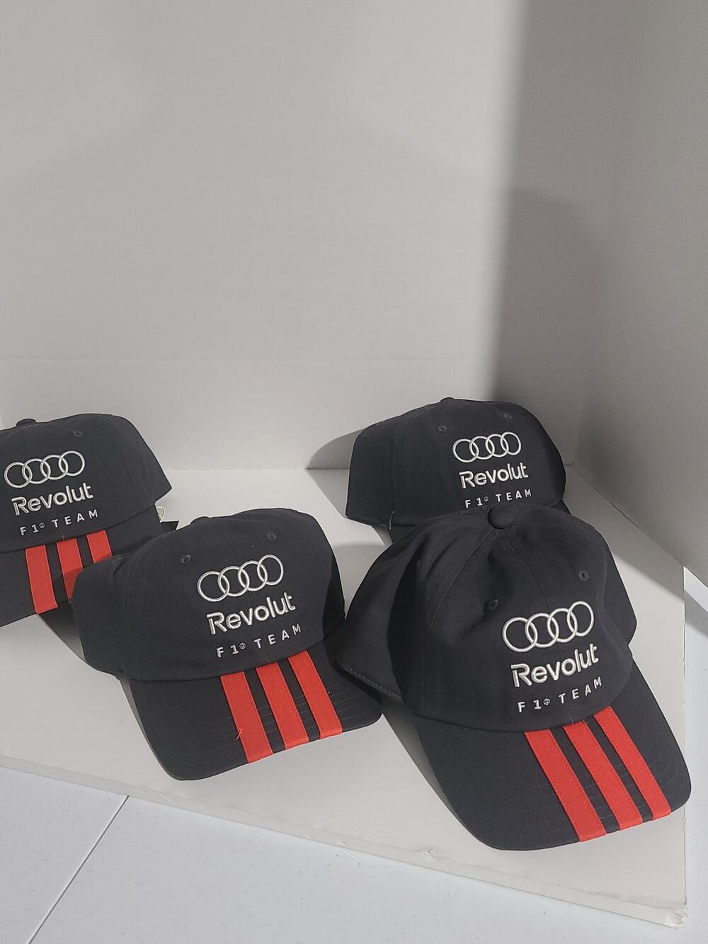 Audi Revolt Factory Team Baseball Cap – Black & Red UNISEX